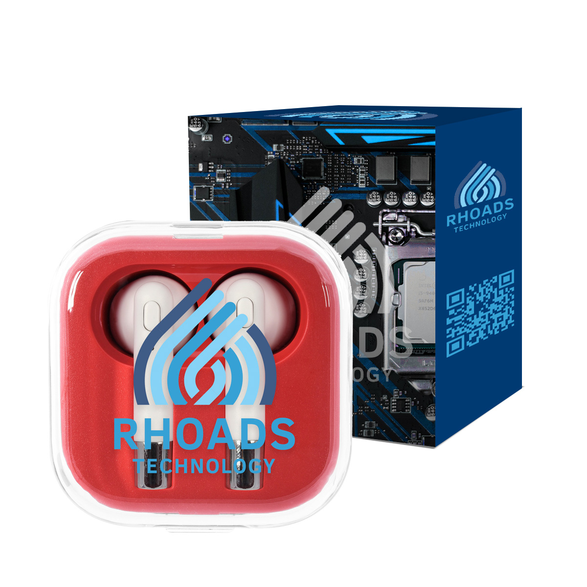 Melody True Wireless Earbuds & Charging Base With Custom Box Chotchkes