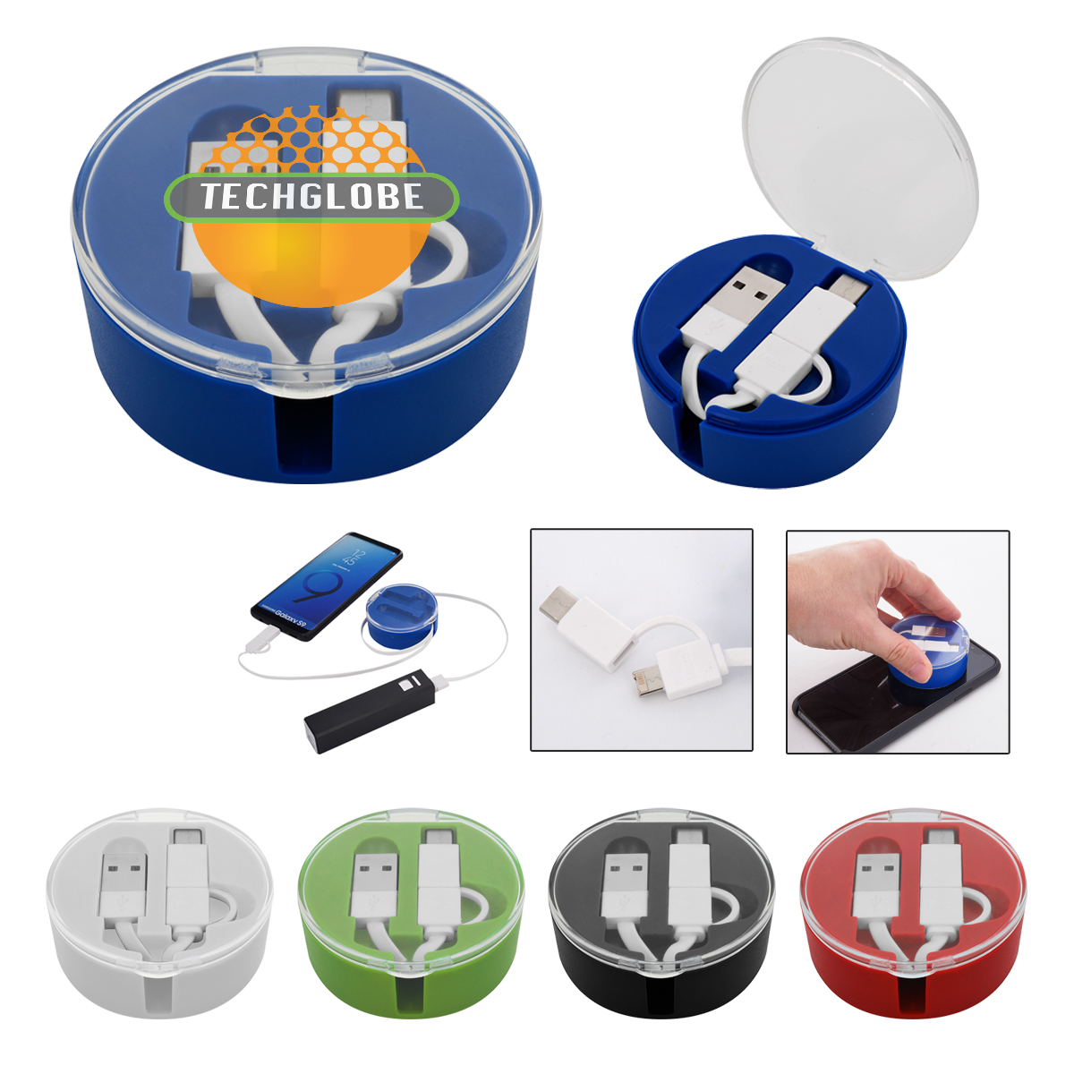 3&#45;in&#45;1 Gallivant Retractable Charging Cable-HIT