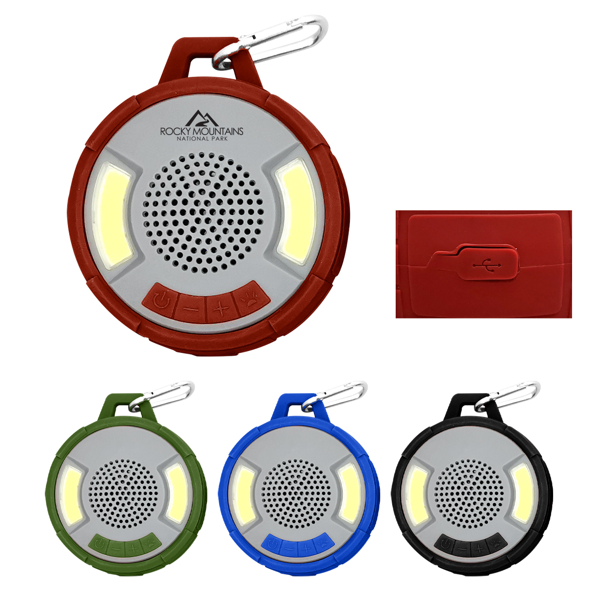 Outdoor Wireless Speaker With COB Light-HIT