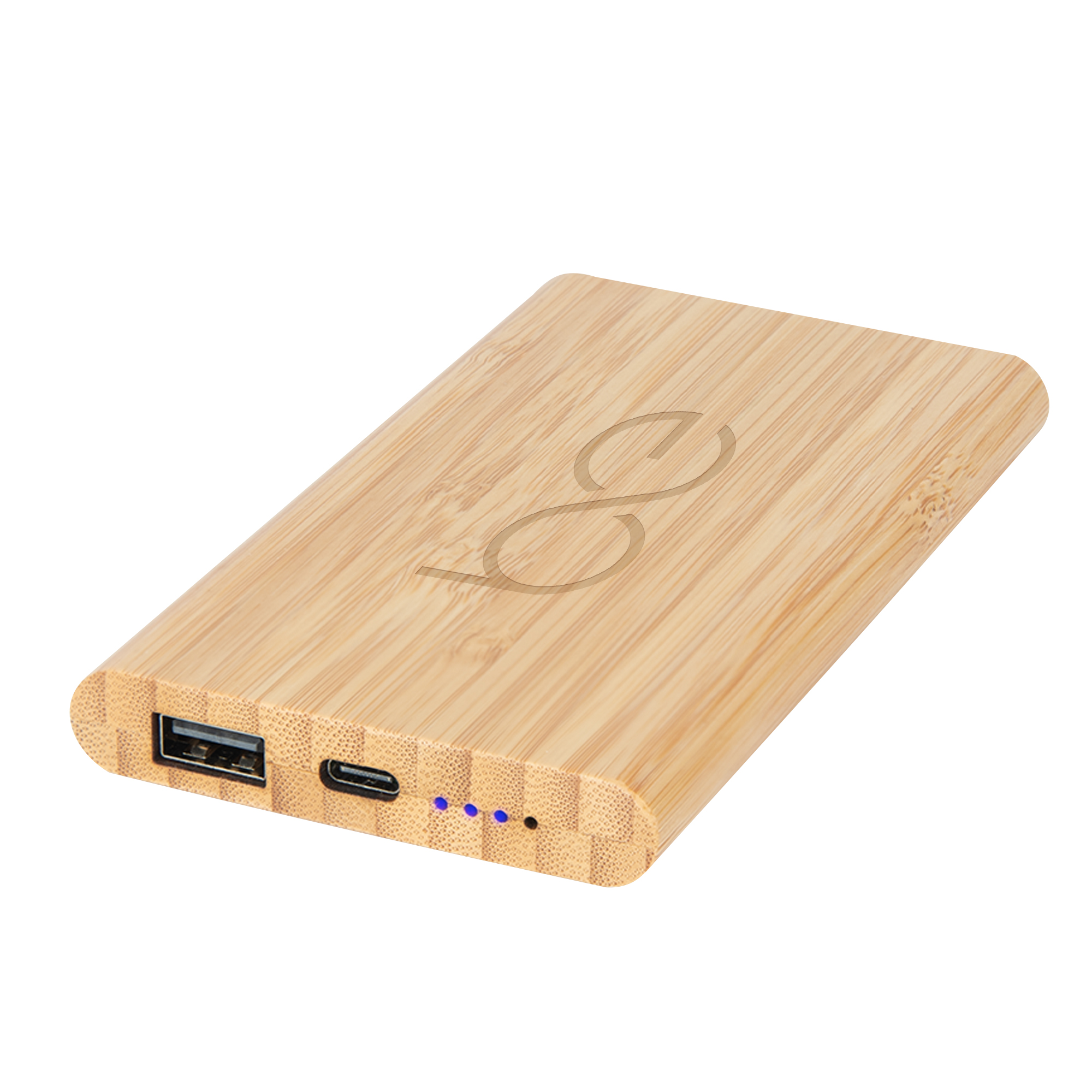 5,000 mAh Bamboo Type-C Power Bank-HIT