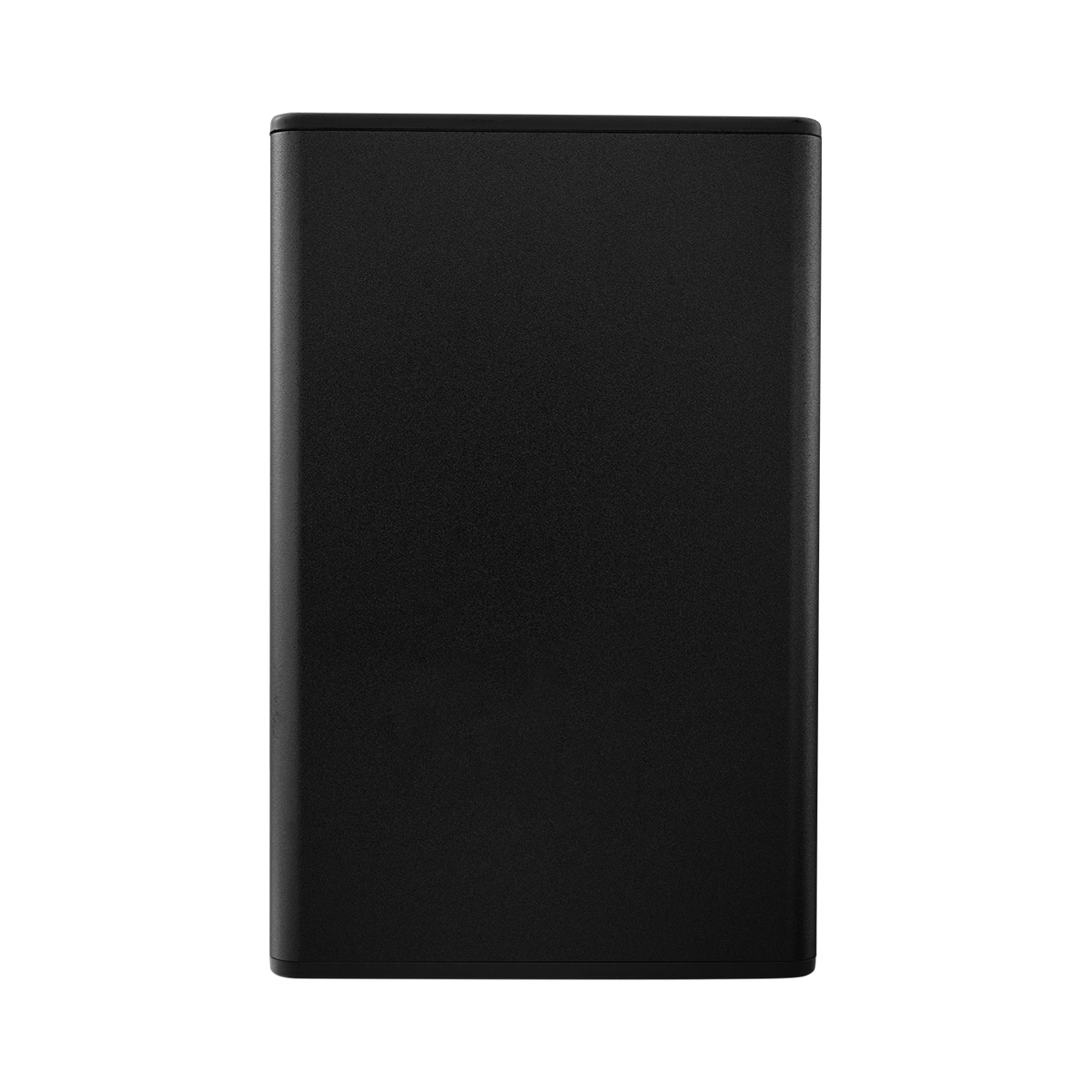 5,000 mAh rABS & Aluminum Power Bank - BLACK