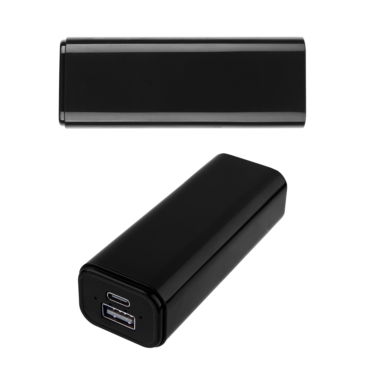 Ul Listed 5,000 mAh rABS Power Bank - BLACK