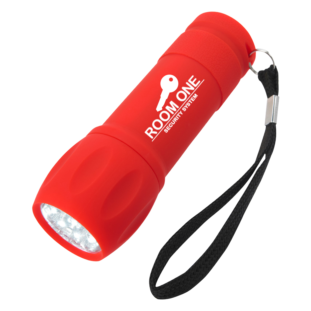 Rubberized Torch Light With Strap