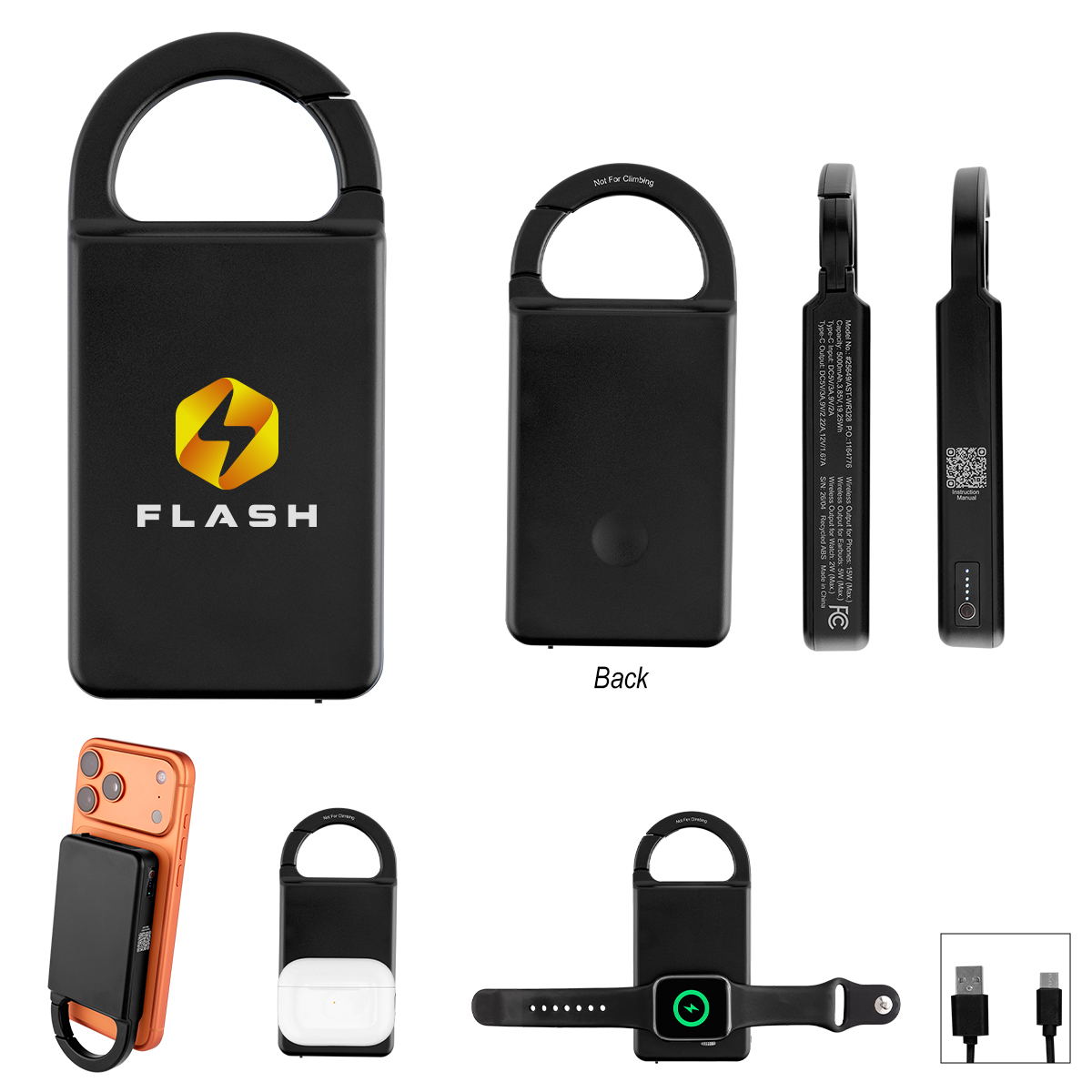 5,000 mAh Mag Max Carabiner Multi-Charger