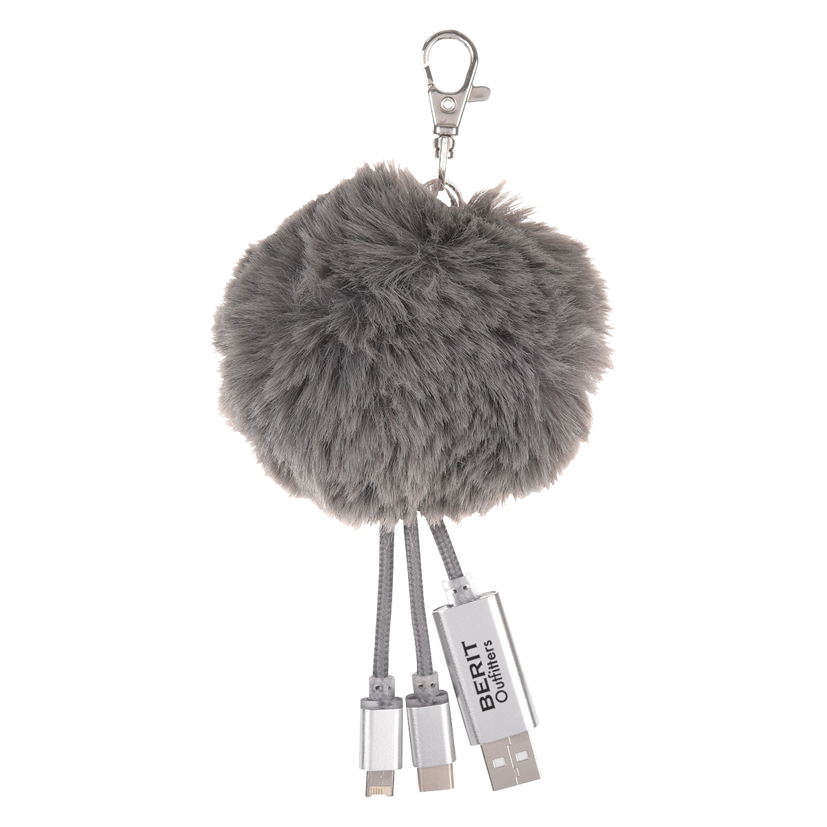 3-In-1 Pom Puff Charging Cable-HIT