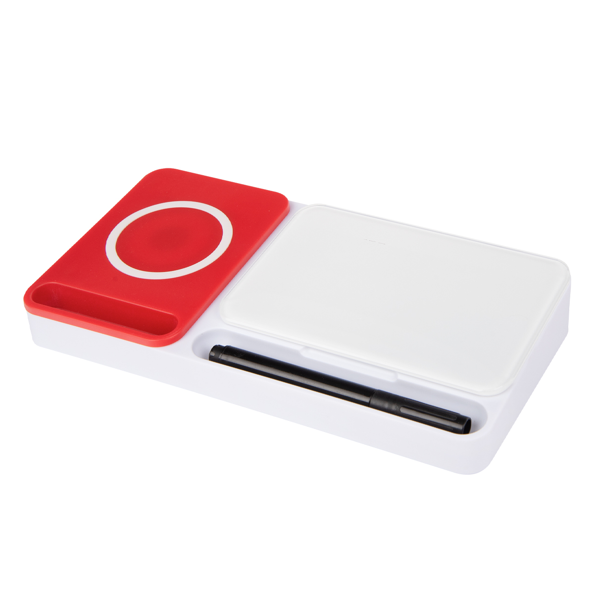 Desk Organizer With Wireless Charger & Dry Erase Board-HIT