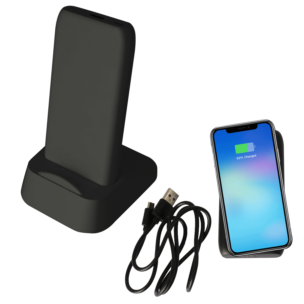 UL Listed Wireless Charging Dock and Power Bank-HIT