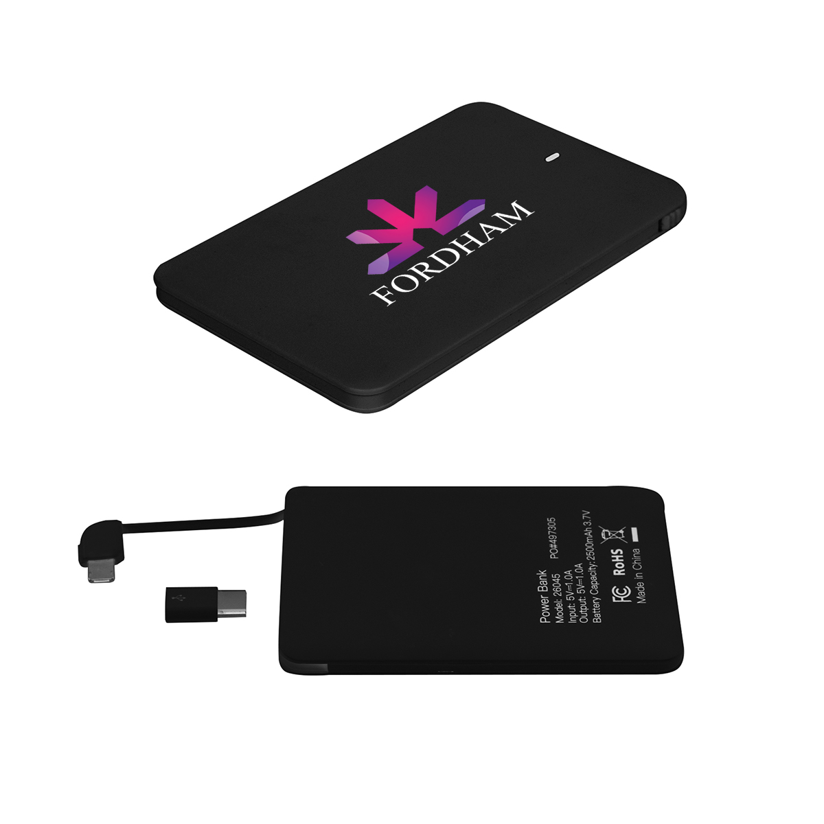 Slim 2500 MAH 3-In-1 Power Bank-Apple