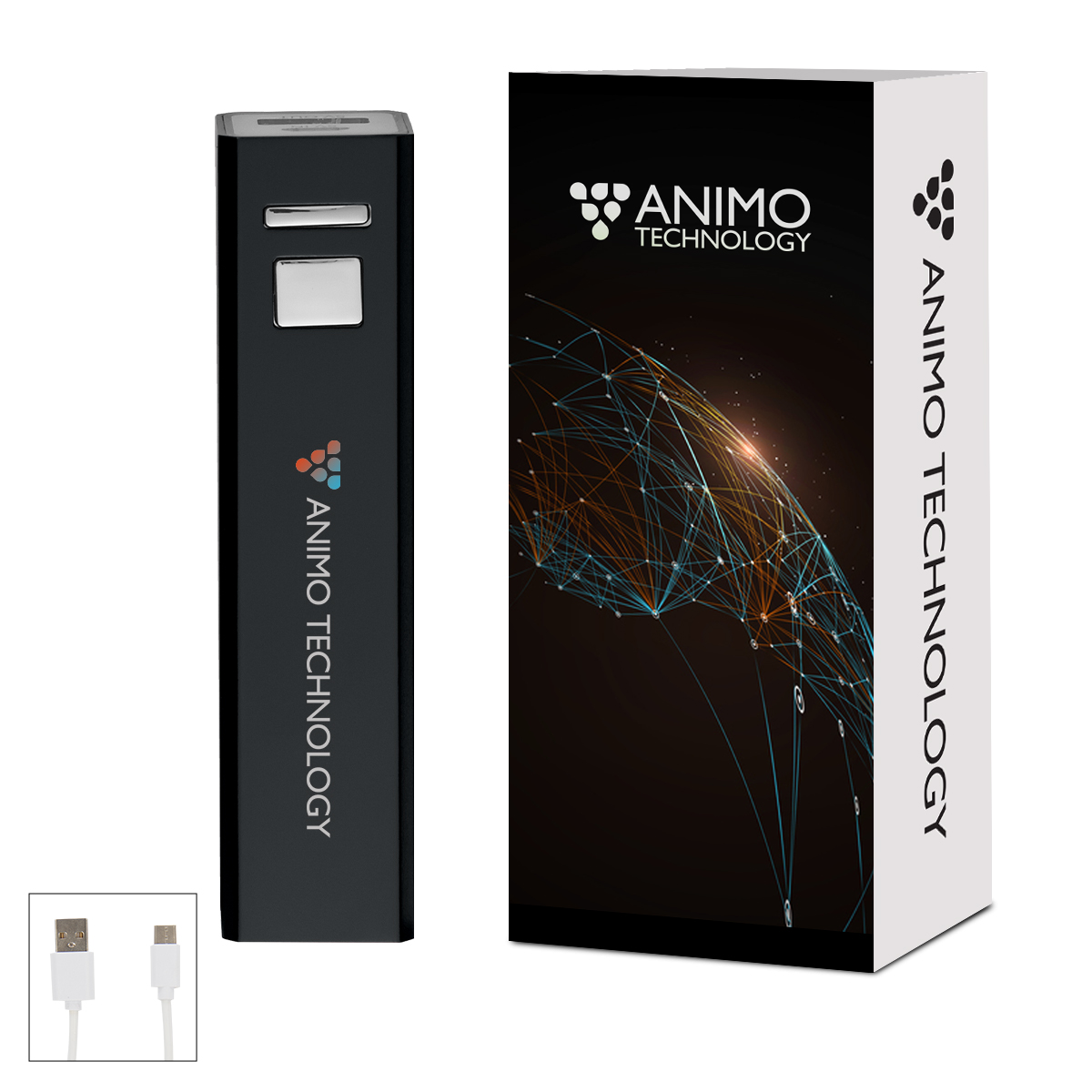 UL Listed 2,200 mAh On-The-Go Power Bank 2.0