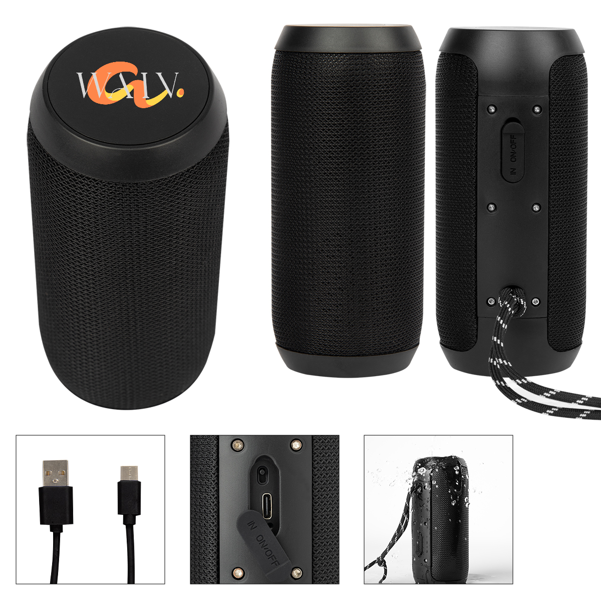 267792 Waterproof Speaker Tower 2.0 - Hit Promotional Products