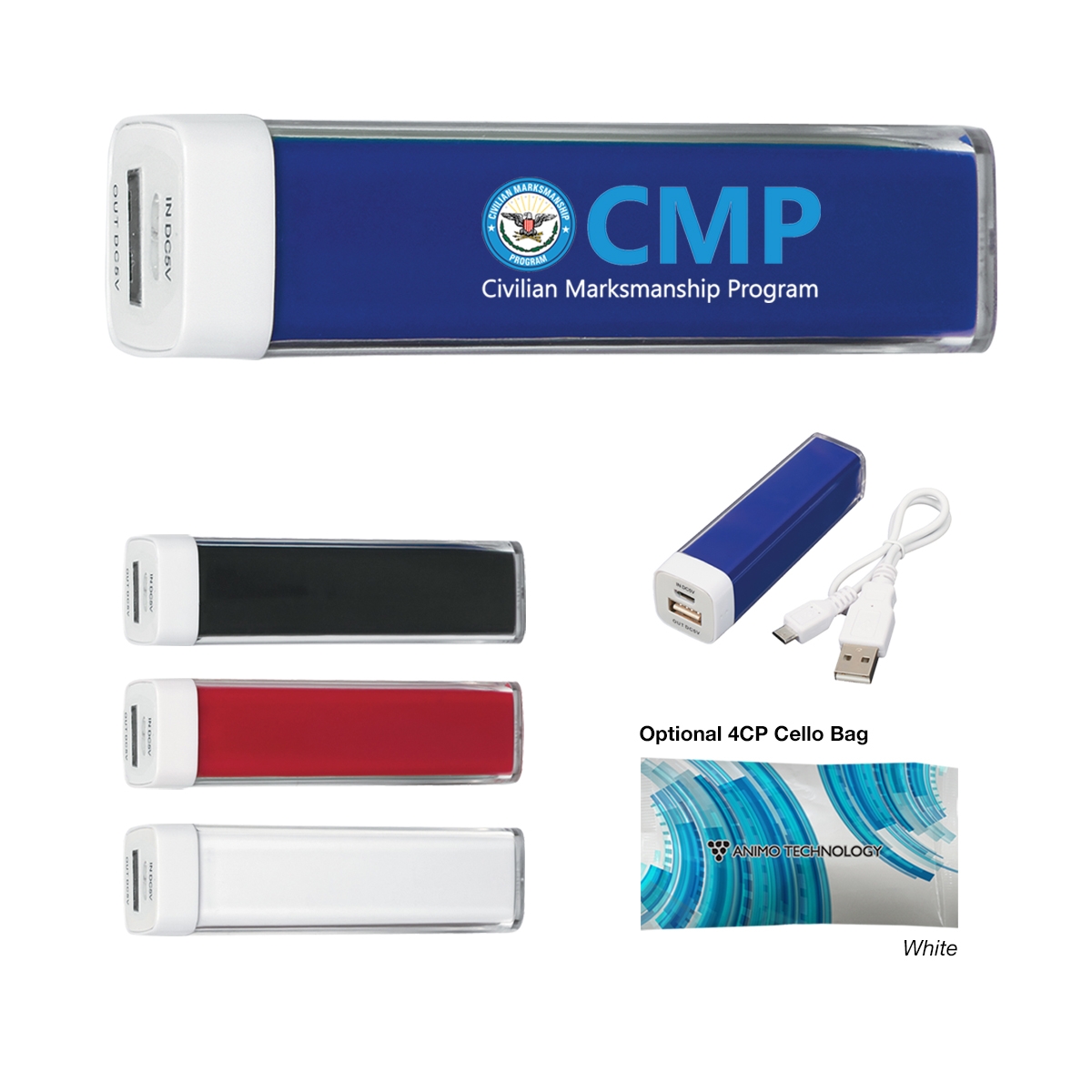UL Listed 1500 mAh Charge-It-Up Portable Charger-HIT