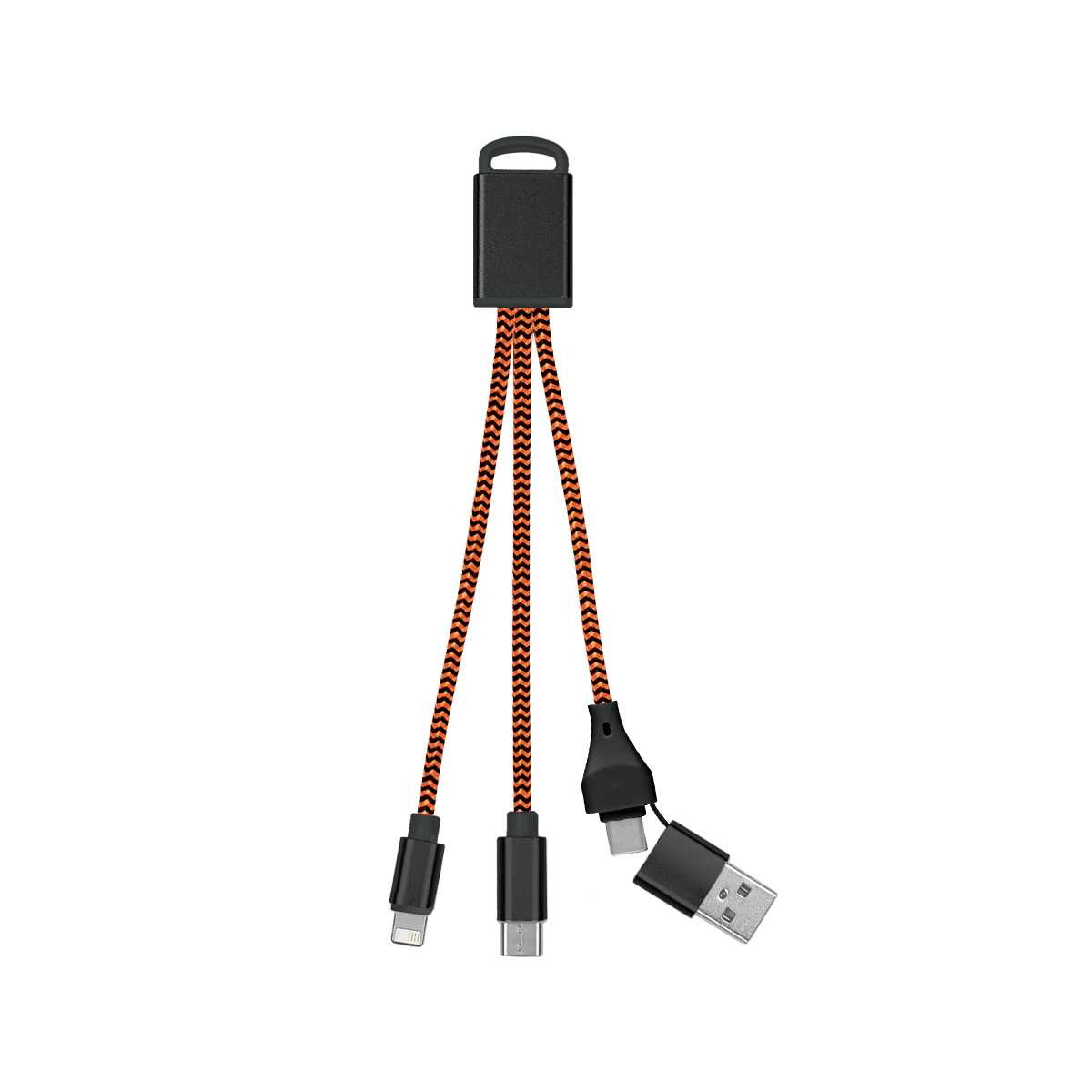 #28292 - 3-In-1 Braided Charging Buddy 2.0 - Hit Promotional Products