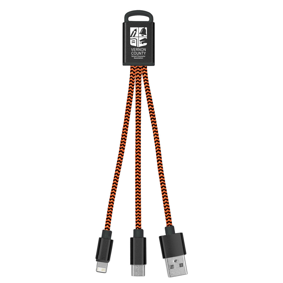 3-In-1 Braided Charging Buddy-HIT