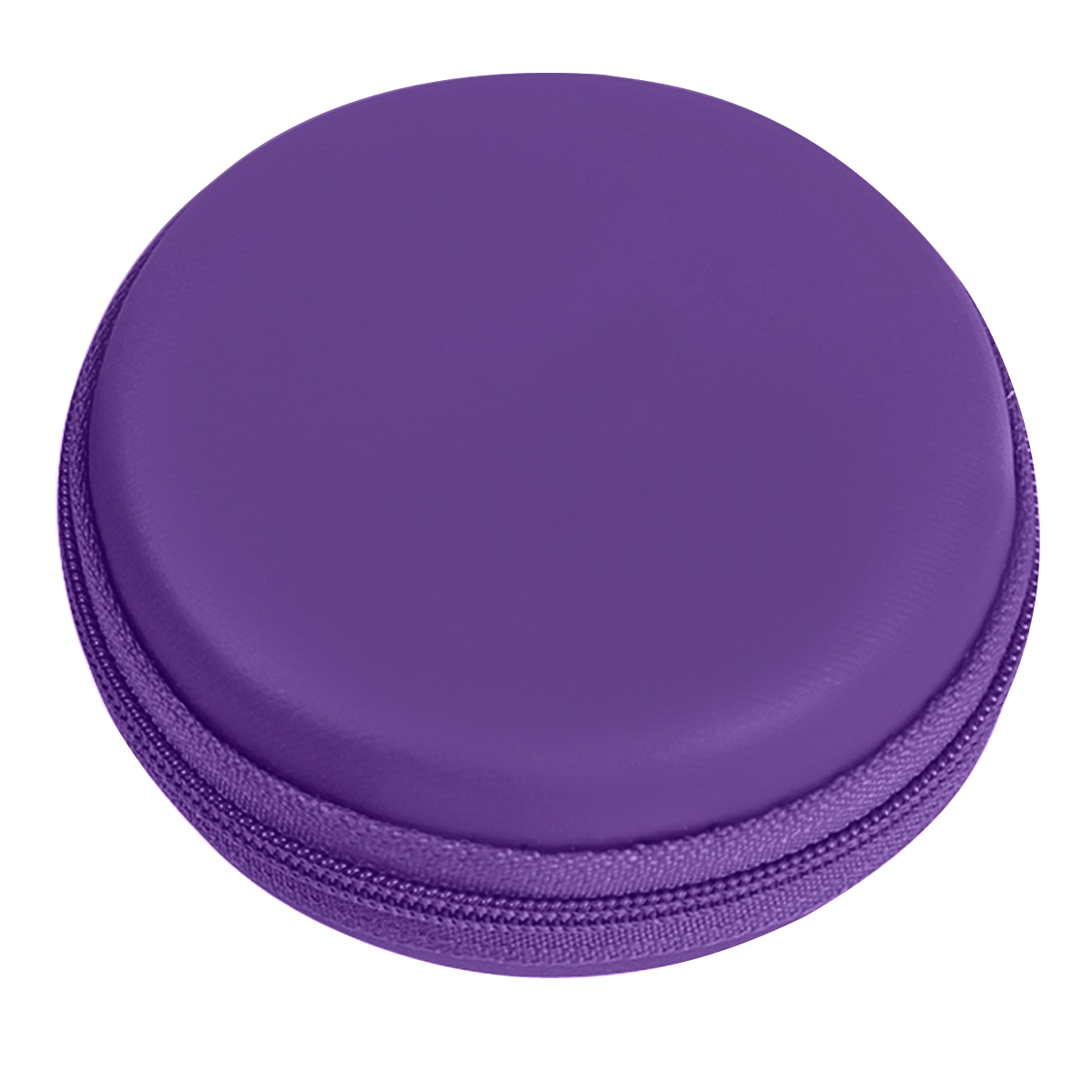 Round Zippered Electronics Travel Case
