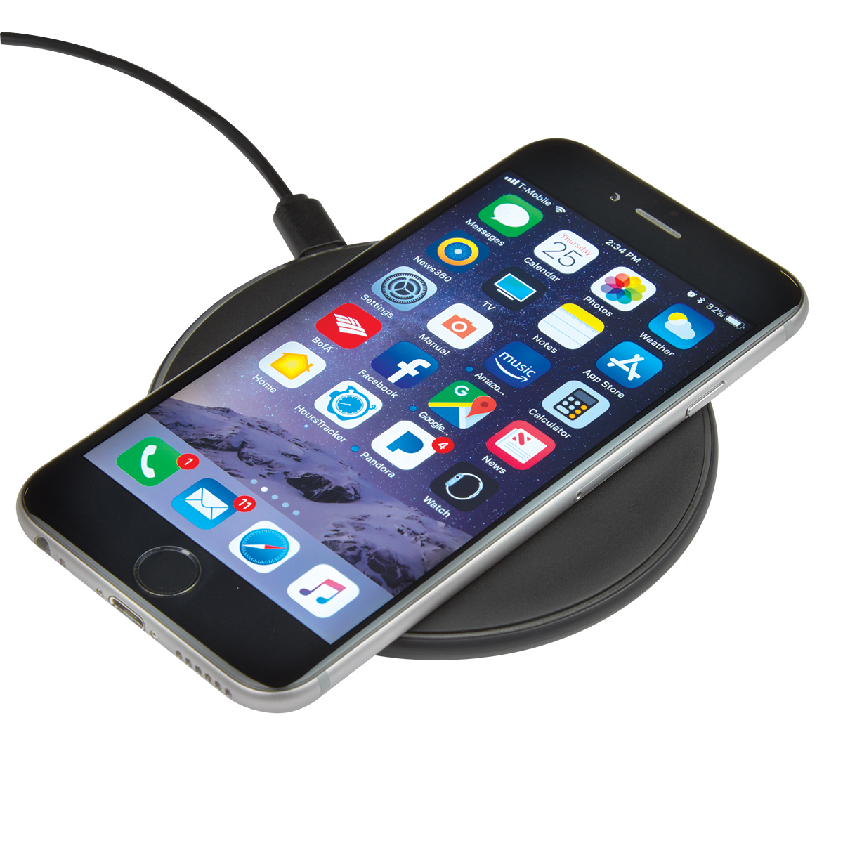 2882P Wireless Phone Charging Pad With Custom Box Hit Promotional