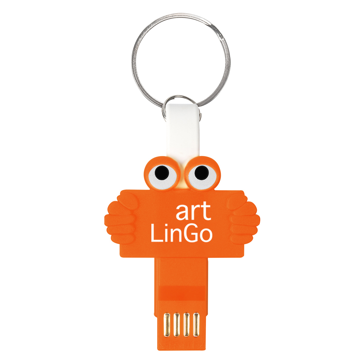 Clipster Buddy 3-In-1 Charging Cable Key Ring