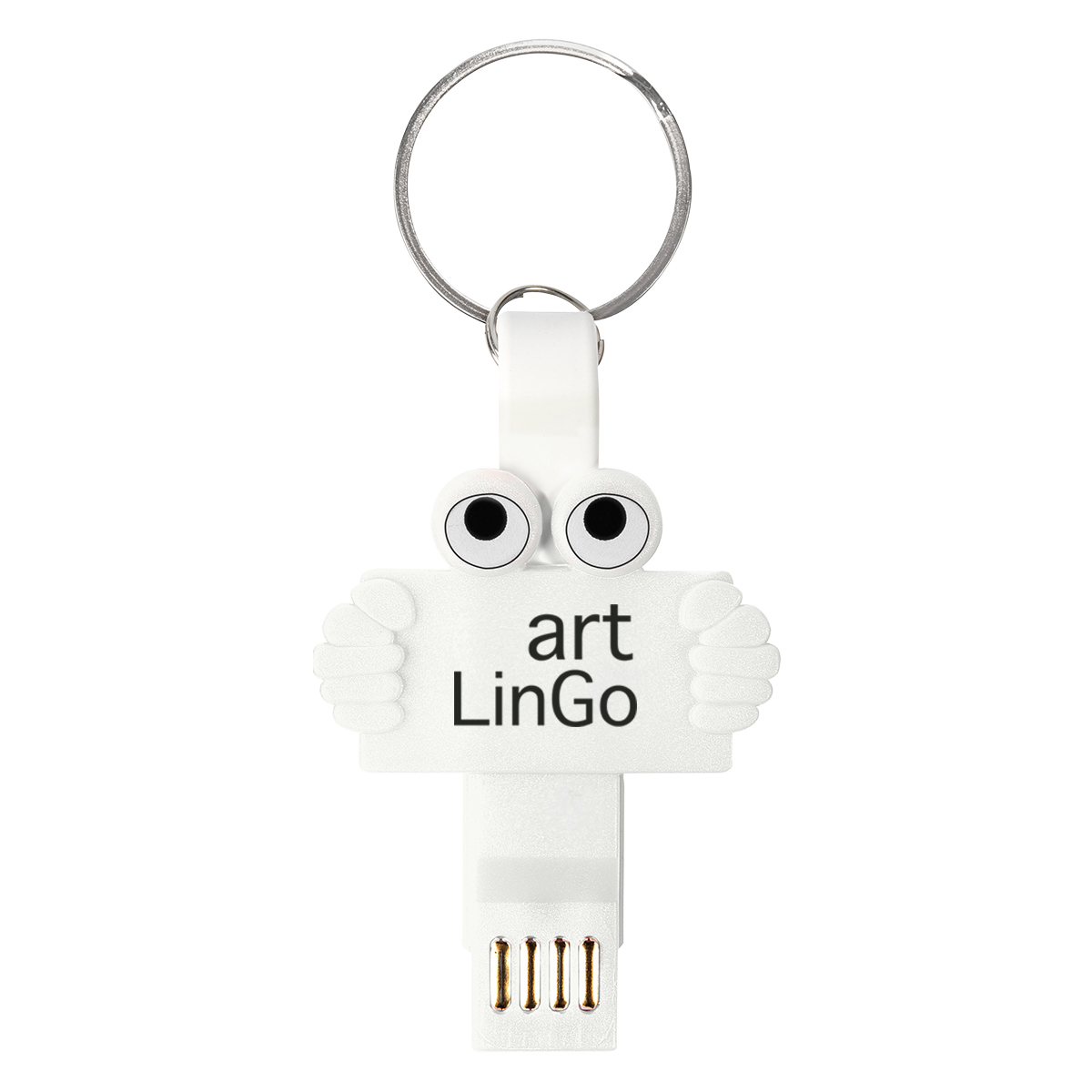 Clipster Buddy 3-In-1 Charging Cable Key Ring