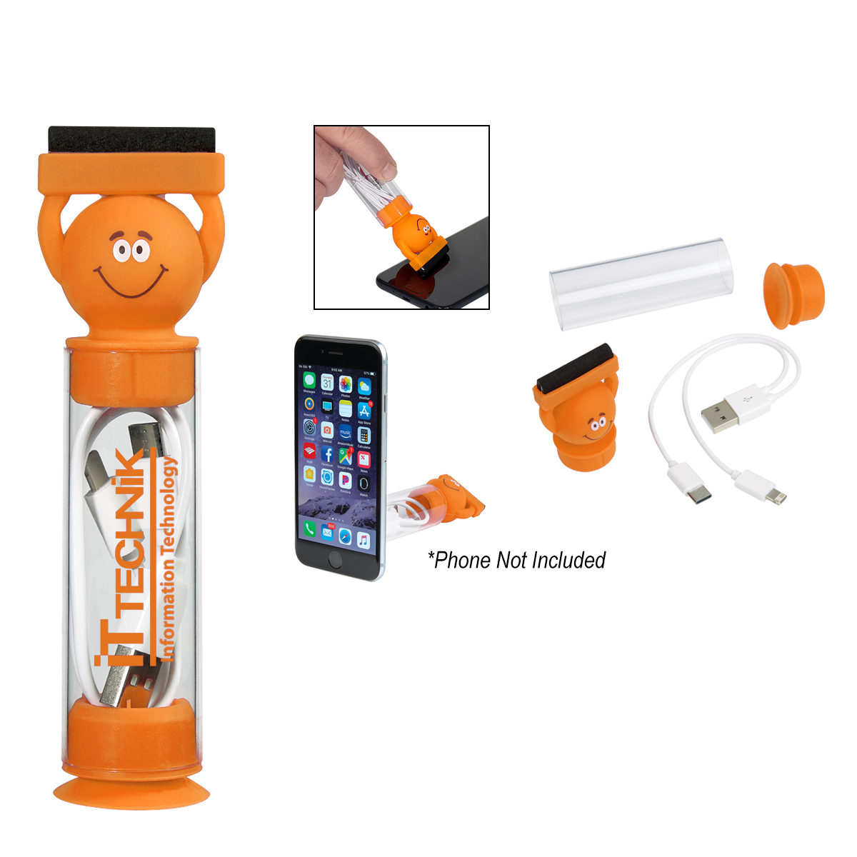 Screen Buddy 3-In-1 Charging Cable Set-HIT
