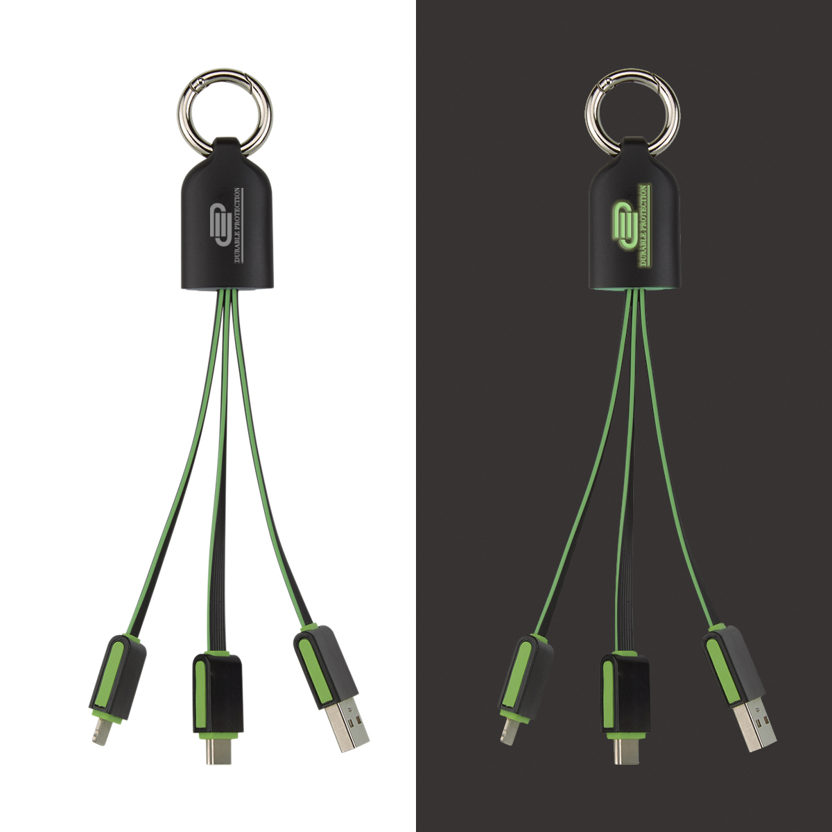 3-In-1 Light Up Charging Cables