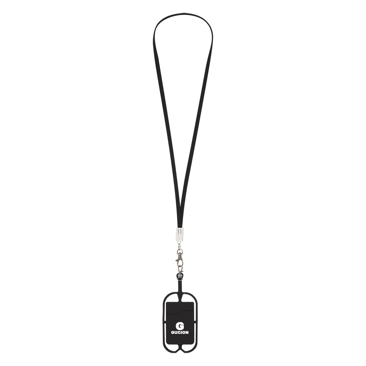 2-In-1 Charging Cable Lanyard With Phone Holder & Wallet-HIT