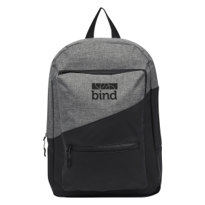 3689 Heathered RFID Laptop Backpack & Briefcase - Hit Promotional