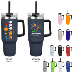 50035 - 40 Oz. Intrepid Recycled Stainless Steel Tumbler - Hit