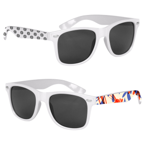 GRAE Black Multi Colorblocked Logo Sunglasses