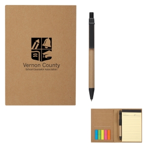 Promotional Small Snap Notebook With Desk Essentials - Blue Soda Promo