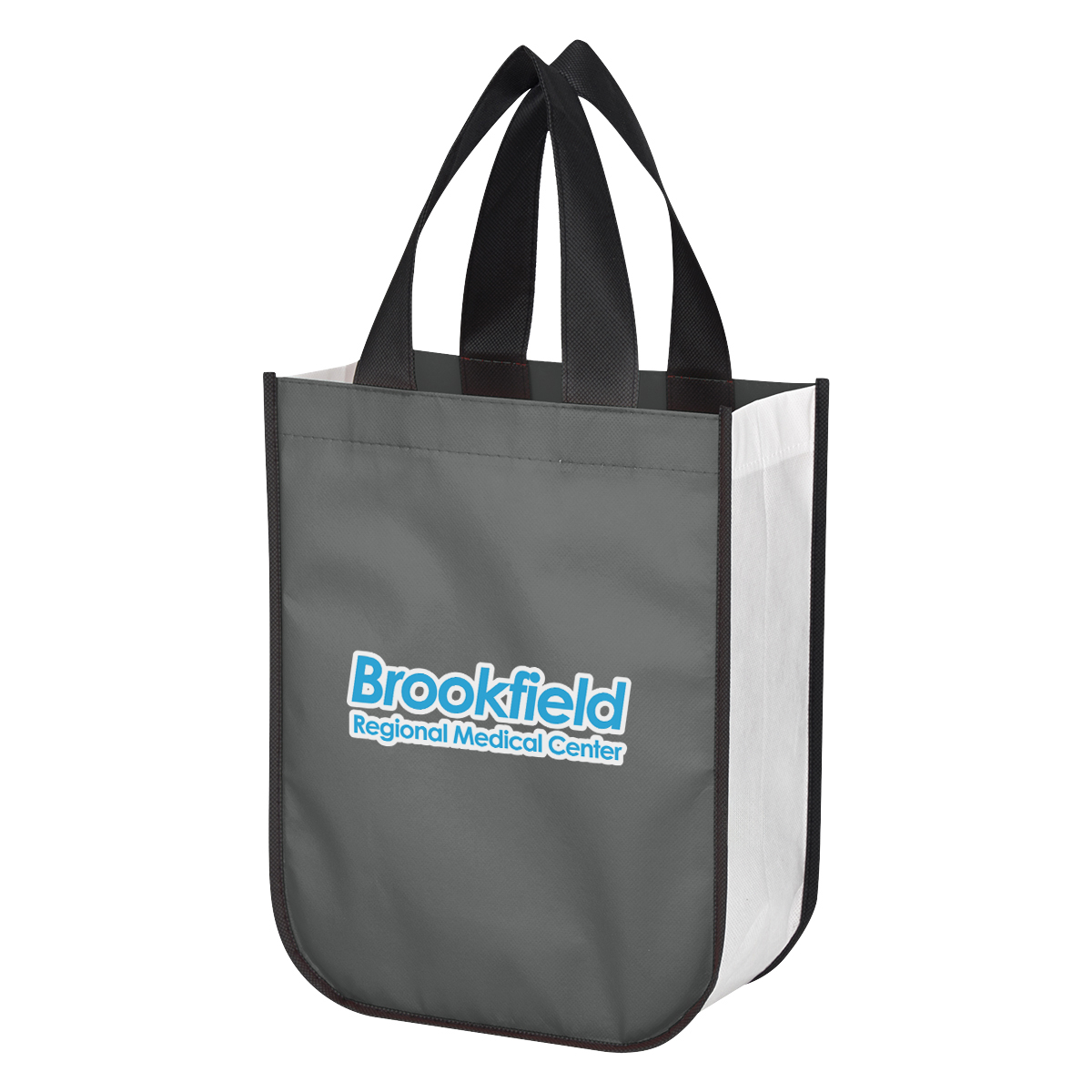 Non-Woven Shopper Tote Bag With 100% RPET Material