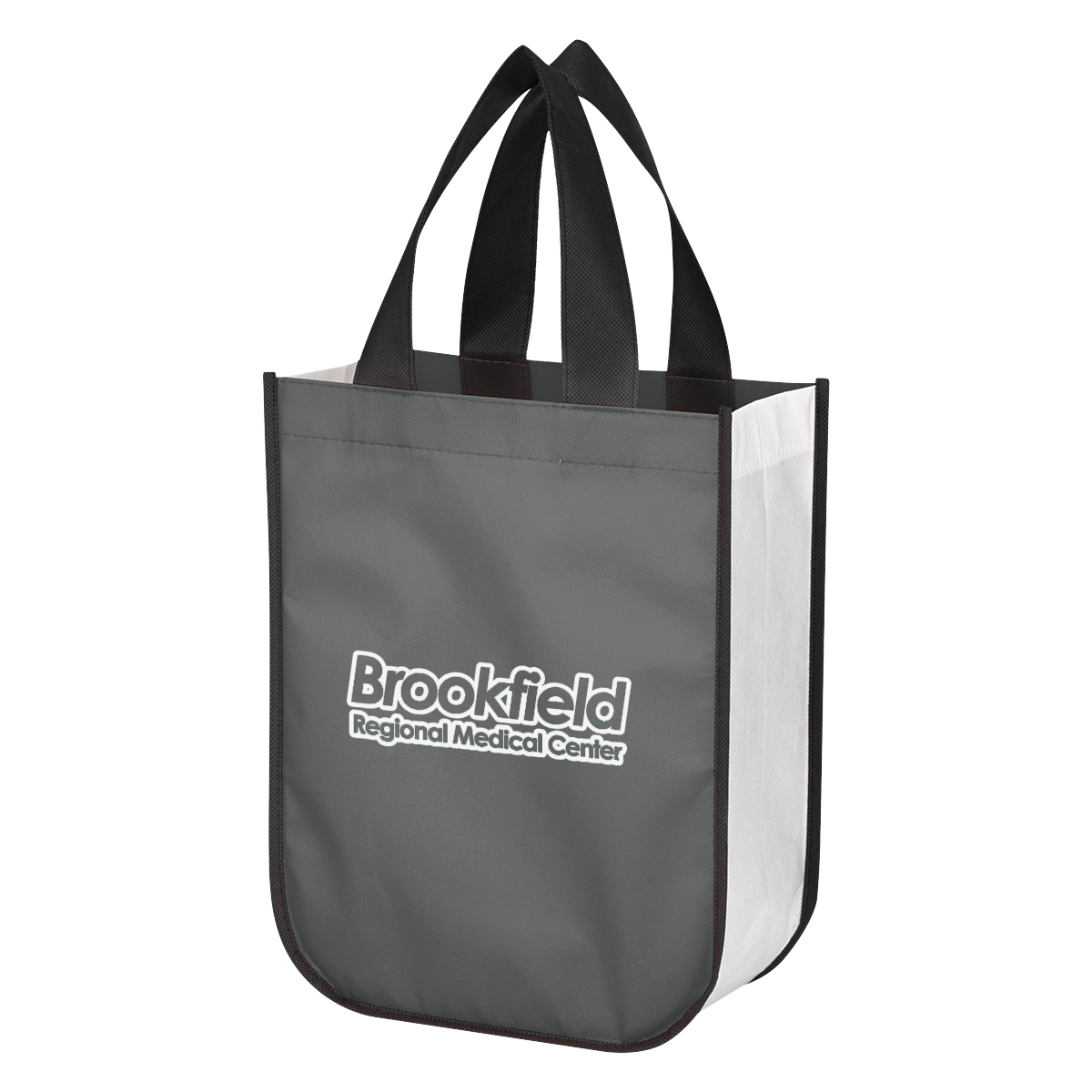 Non-Woven Shopper Tote Bag With 100% RPET Material