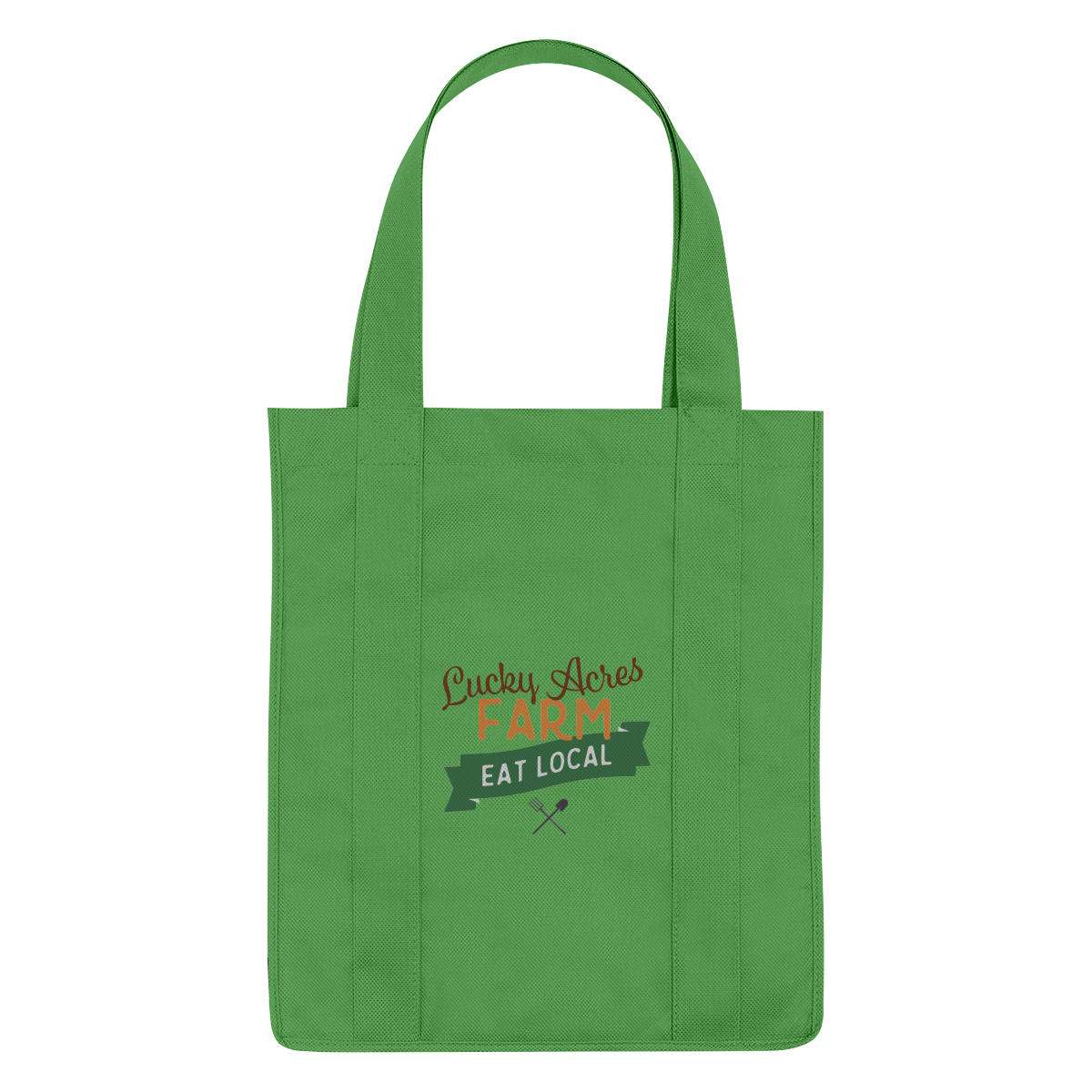 Non-Woven Shopper Tote Bag With 100% RPET Material