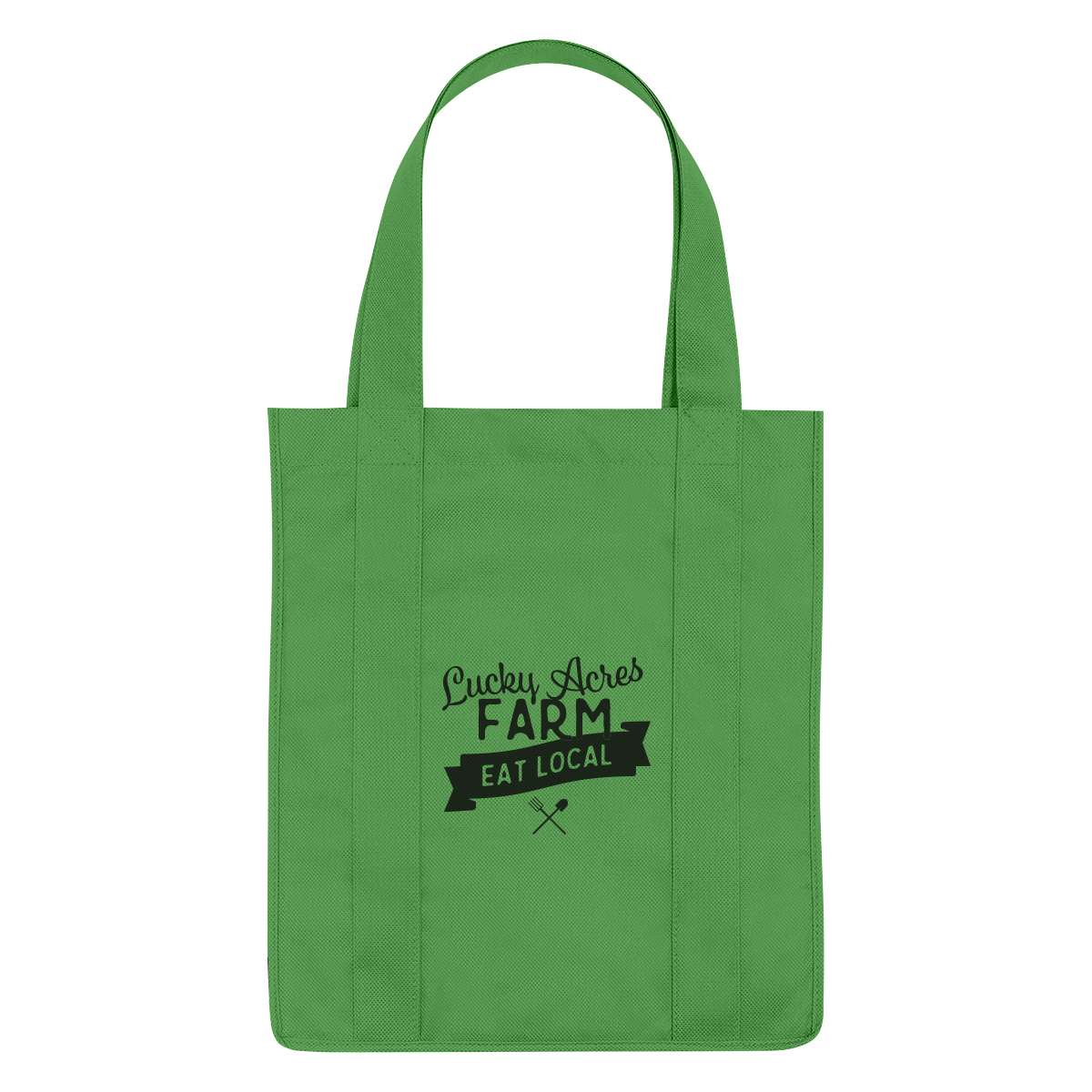 Non-Woven Shopper Tote Bag With 100% RPET Material