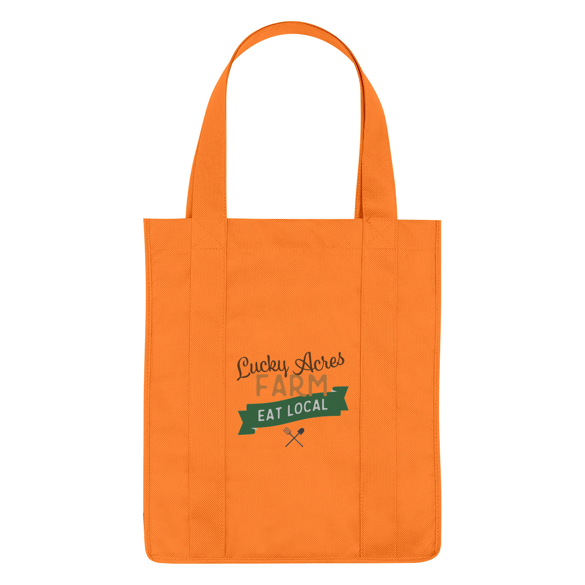 Non-Woven Shopper Tote Bag With 100% RPET Material