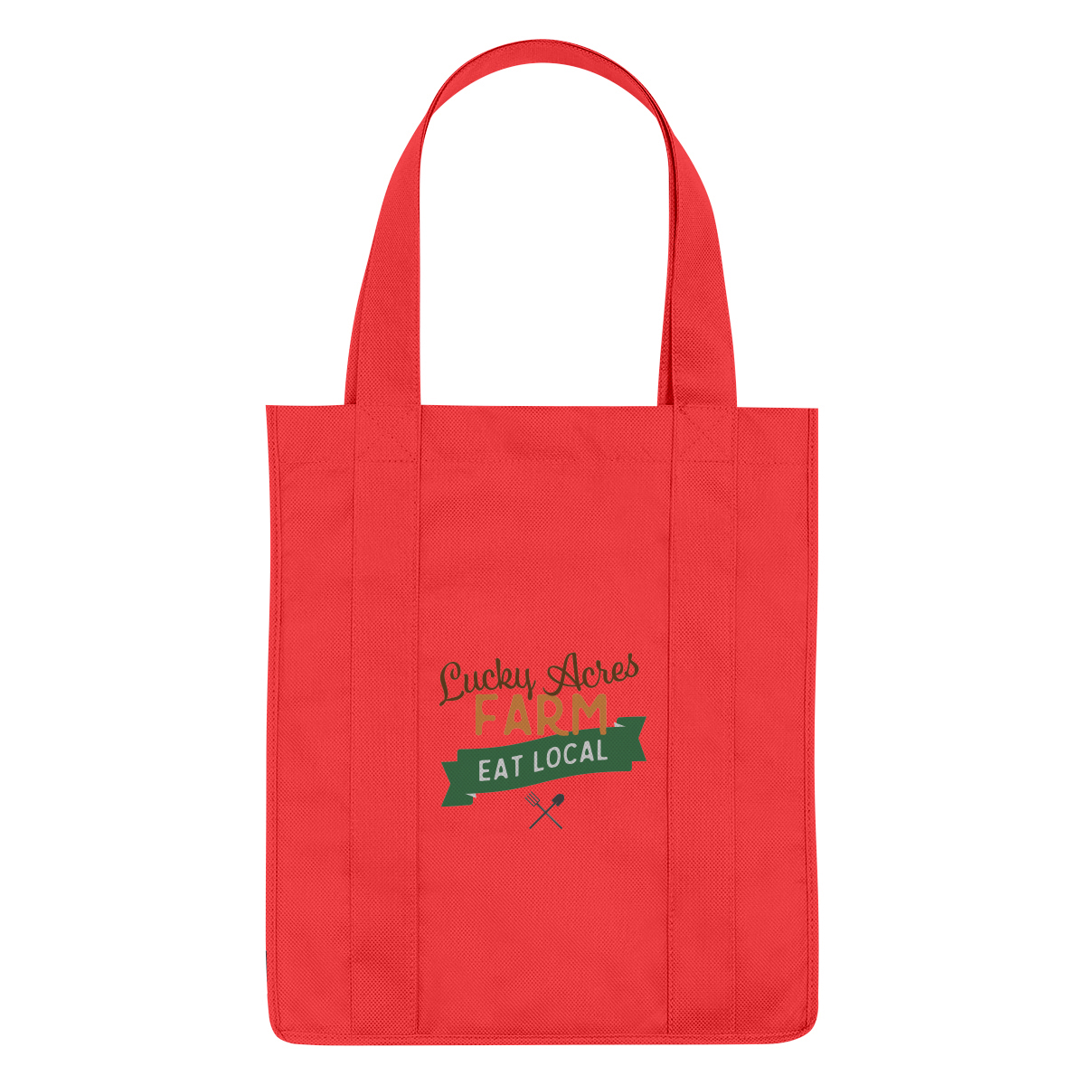 Non-Woven Shopper Tote Bag With 100% RPET Material