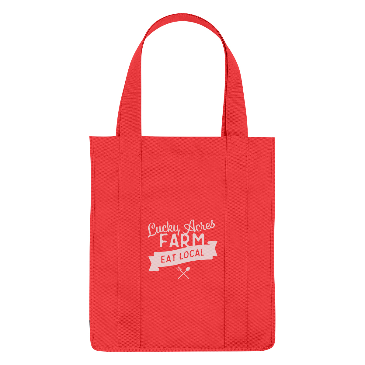 Non-Woven Shopper Tote Bag With 100% RPET Material