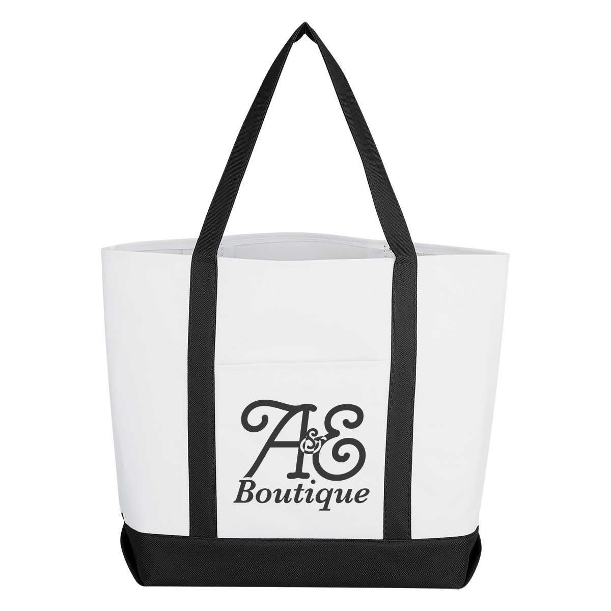 #3008 Pocket Shopper Tote Bag - Hit Promotional Products