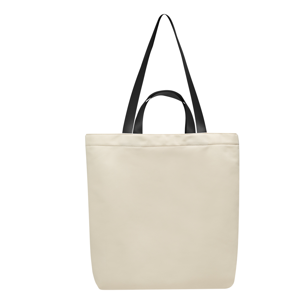Melissa Tote Bag - NATURAL WITH BLACK