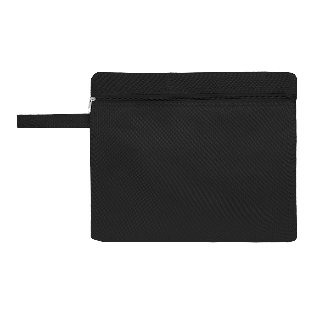 Utility RPET Wet/Dry Bag With Loop - RECYCLED BLACK
