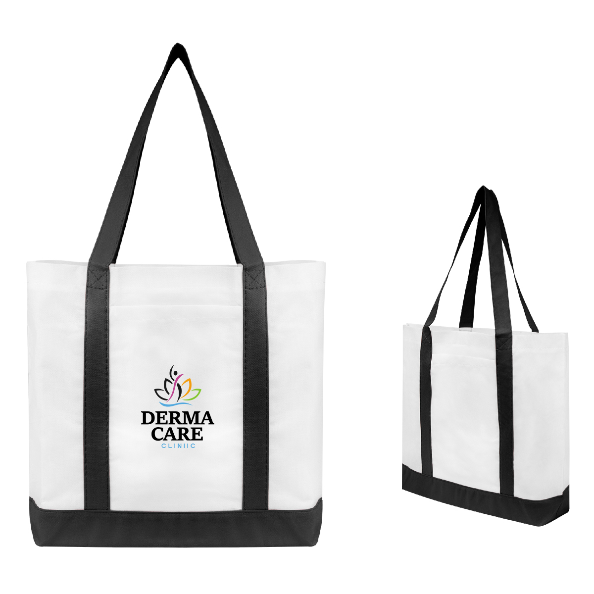 3034 Non-Woven Tote Bag With Trim Colors - Hit Promotional Products