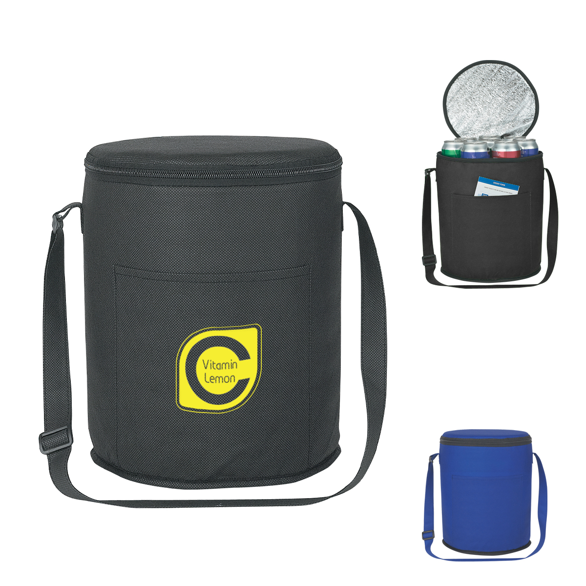 NON-WOVEN ROUND COOLER BAG