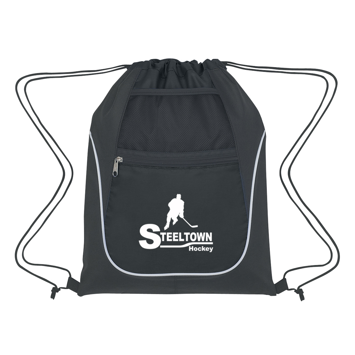 Drawstring Sports Pack With Dual Pockets-HIT