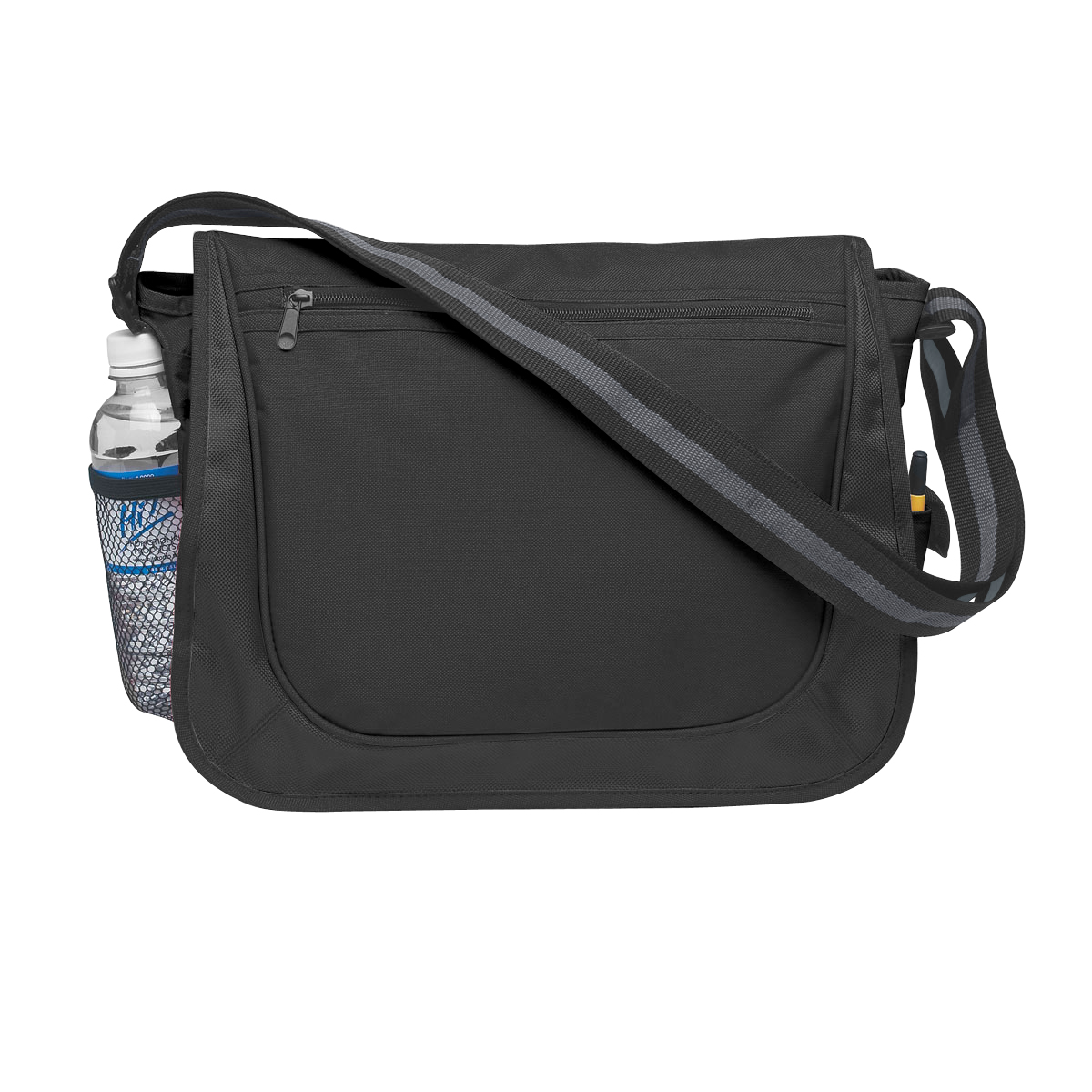3099 Messenger Bag With Matching Striped Handle - Hit