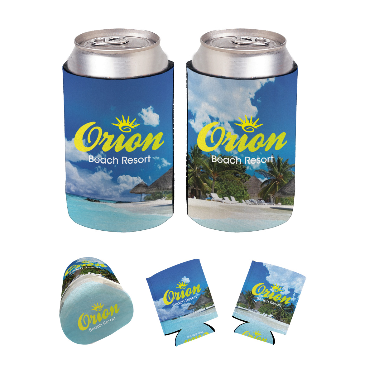 $0.65 Each Kan-Tastic Can Cooler 200 Quantity Promotional Product/Bulk with Your Logo/Customized Size: Fits Standard Aluminum Beverage Cans. 