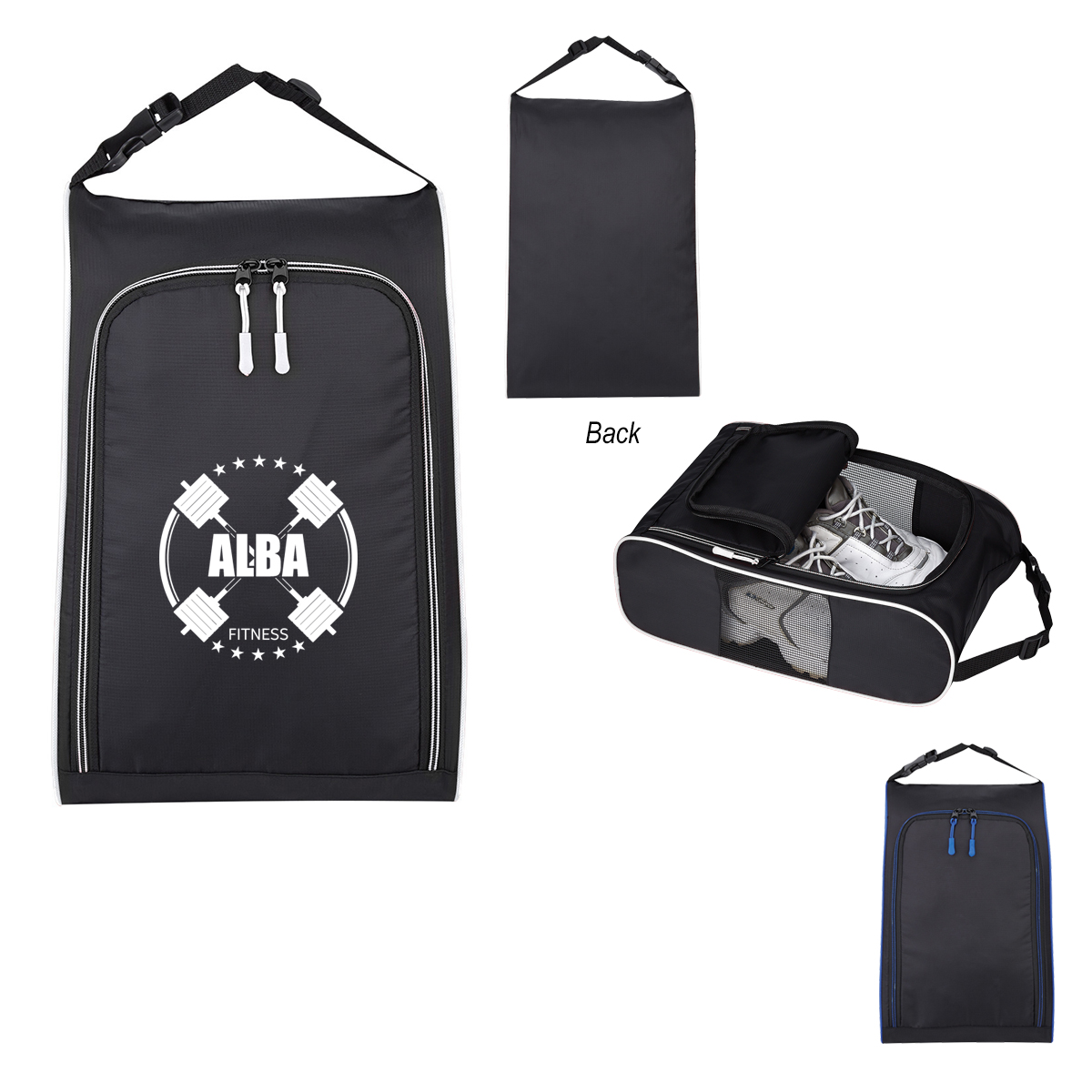 CROSSTOWN SIDE-MESH SHOE BAG