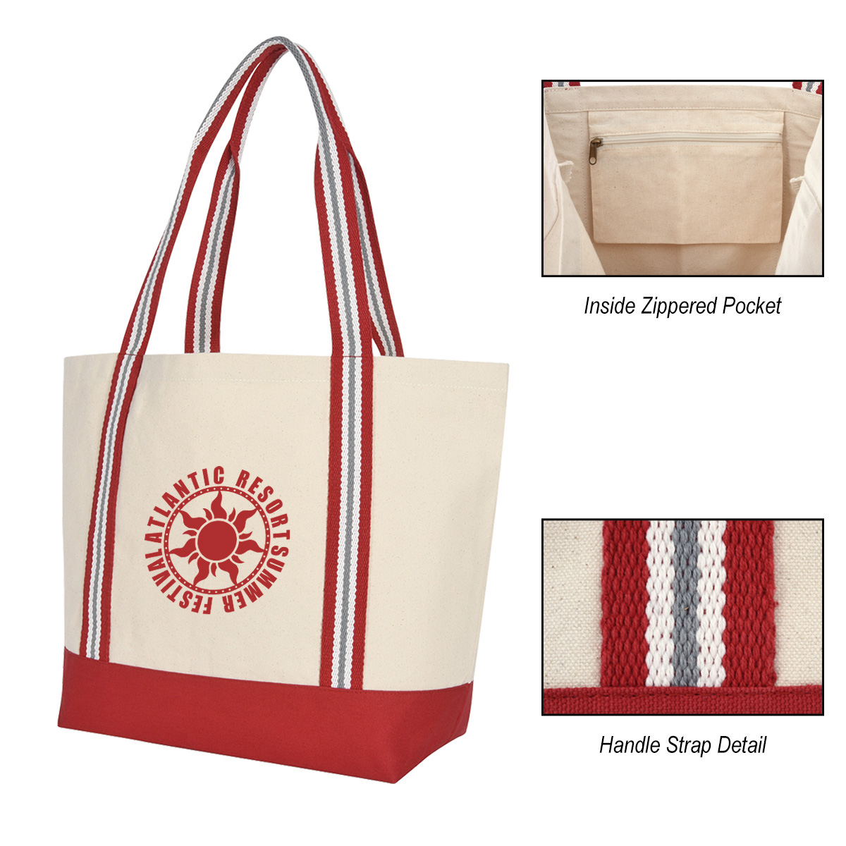 Bayshore Cotton Canvas Tote Bag-HIT