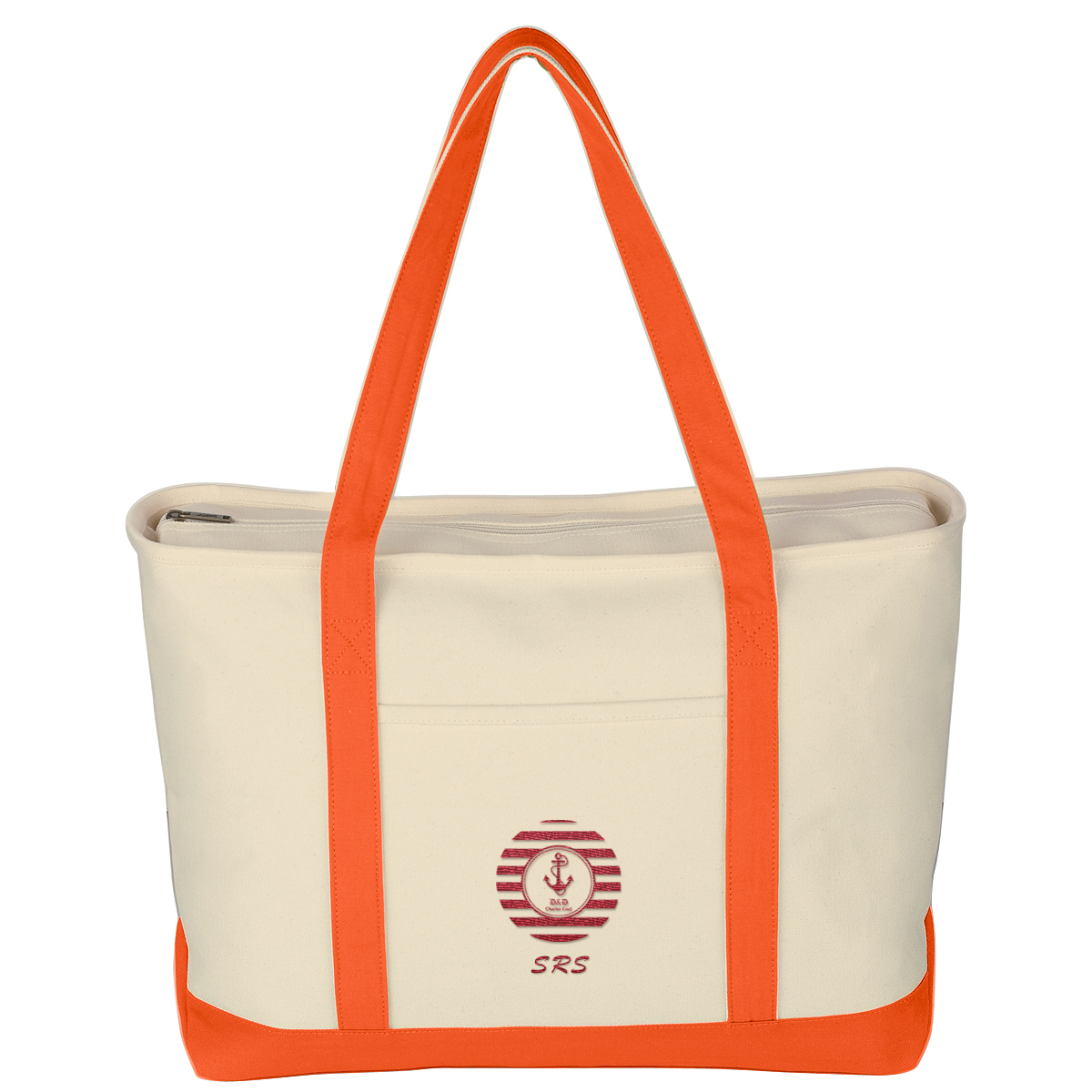 Large Starboard Cotton Canvas Tote Bag
