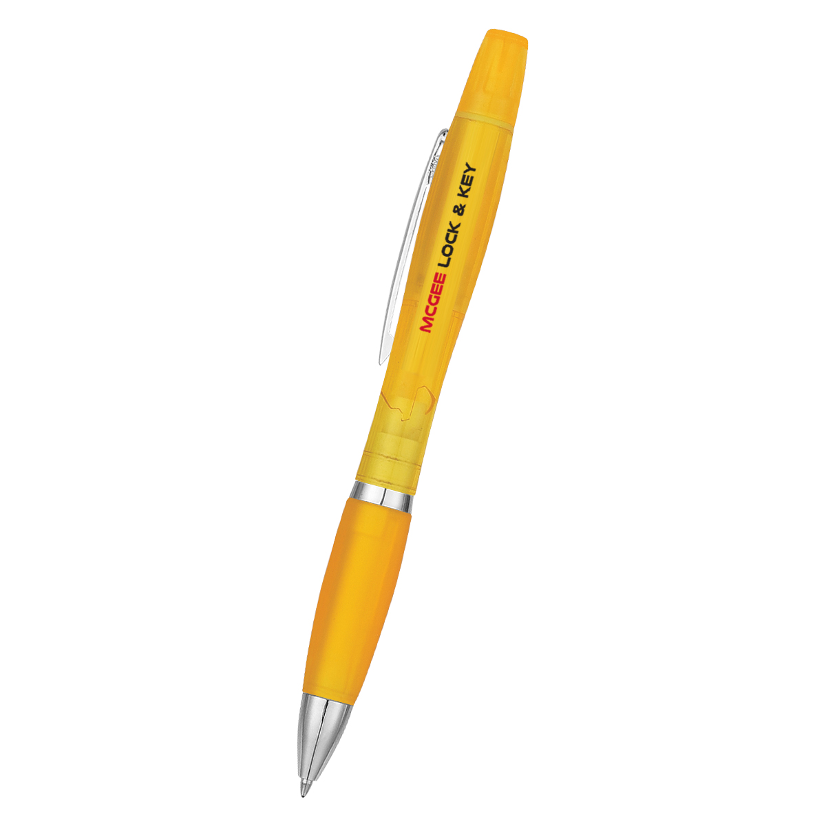 Twin-Write Pen With Highlighter