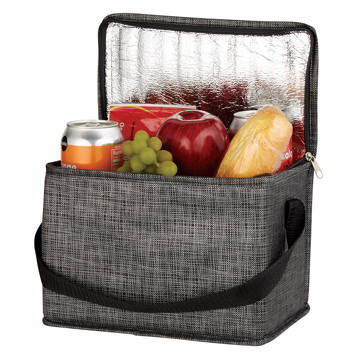 Crosshatch Non-Woven Lunch Bag