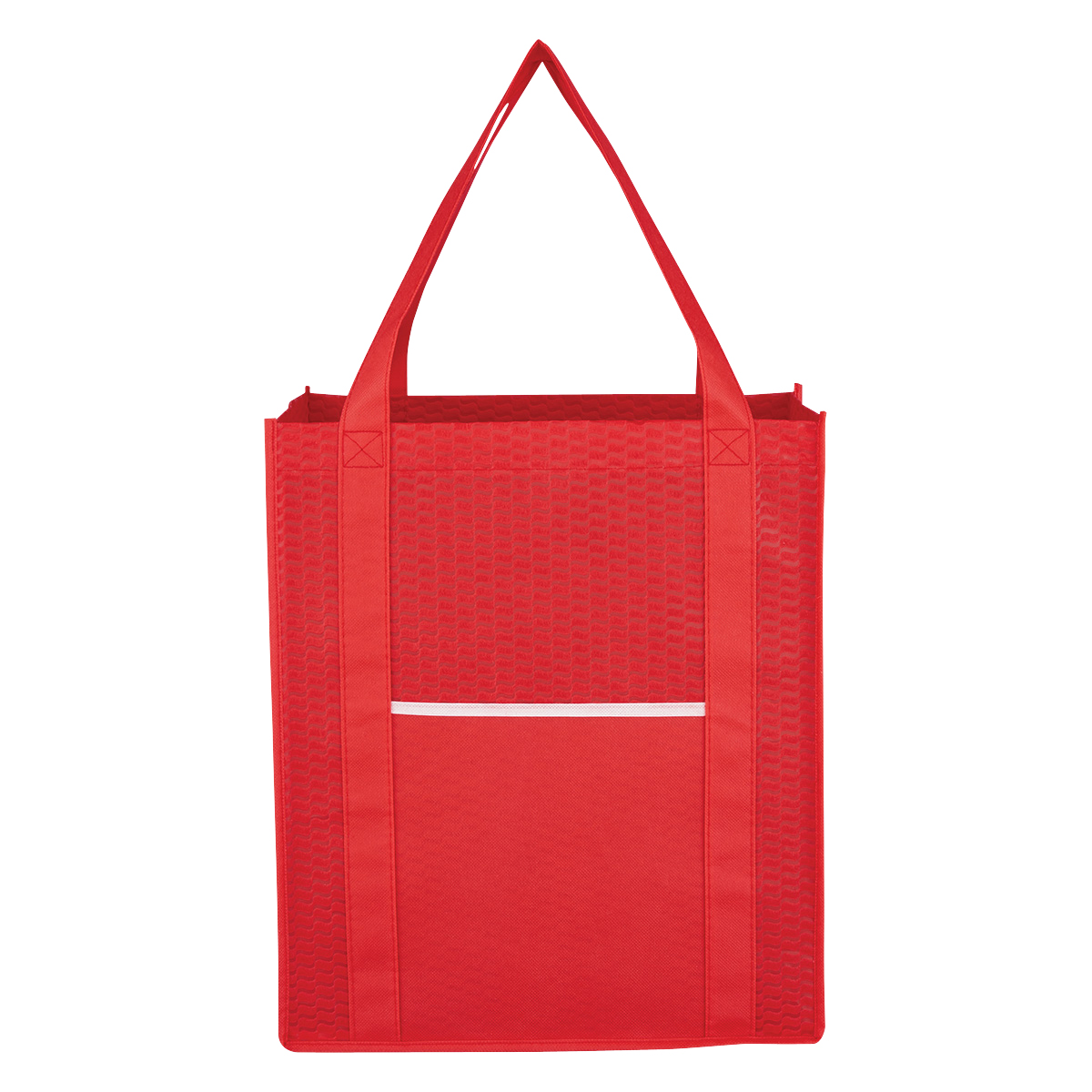 Non-Woven Wave Shopper Tote Bag