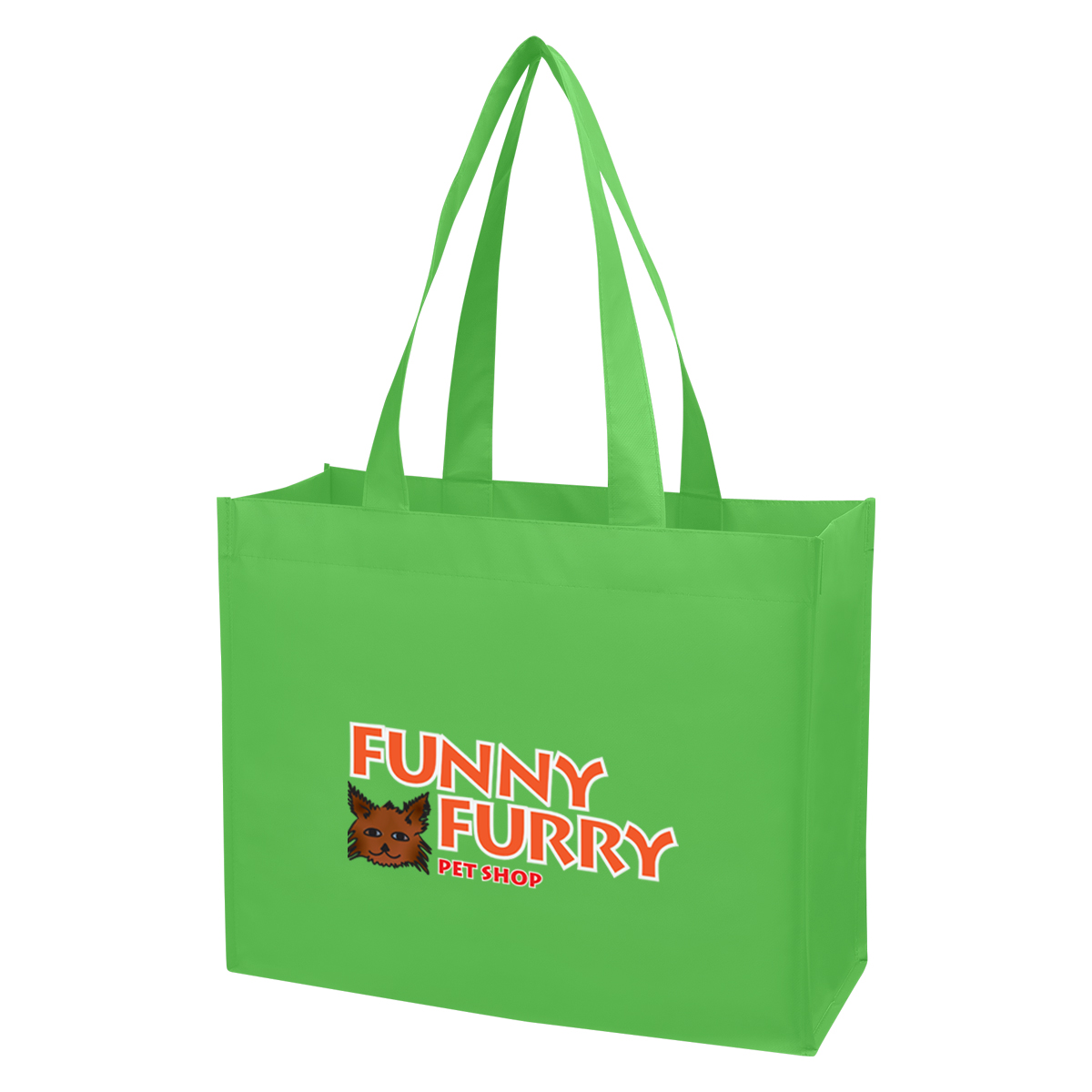 Matte Laminated Non-Woven Shopper Tote Bag-HIT